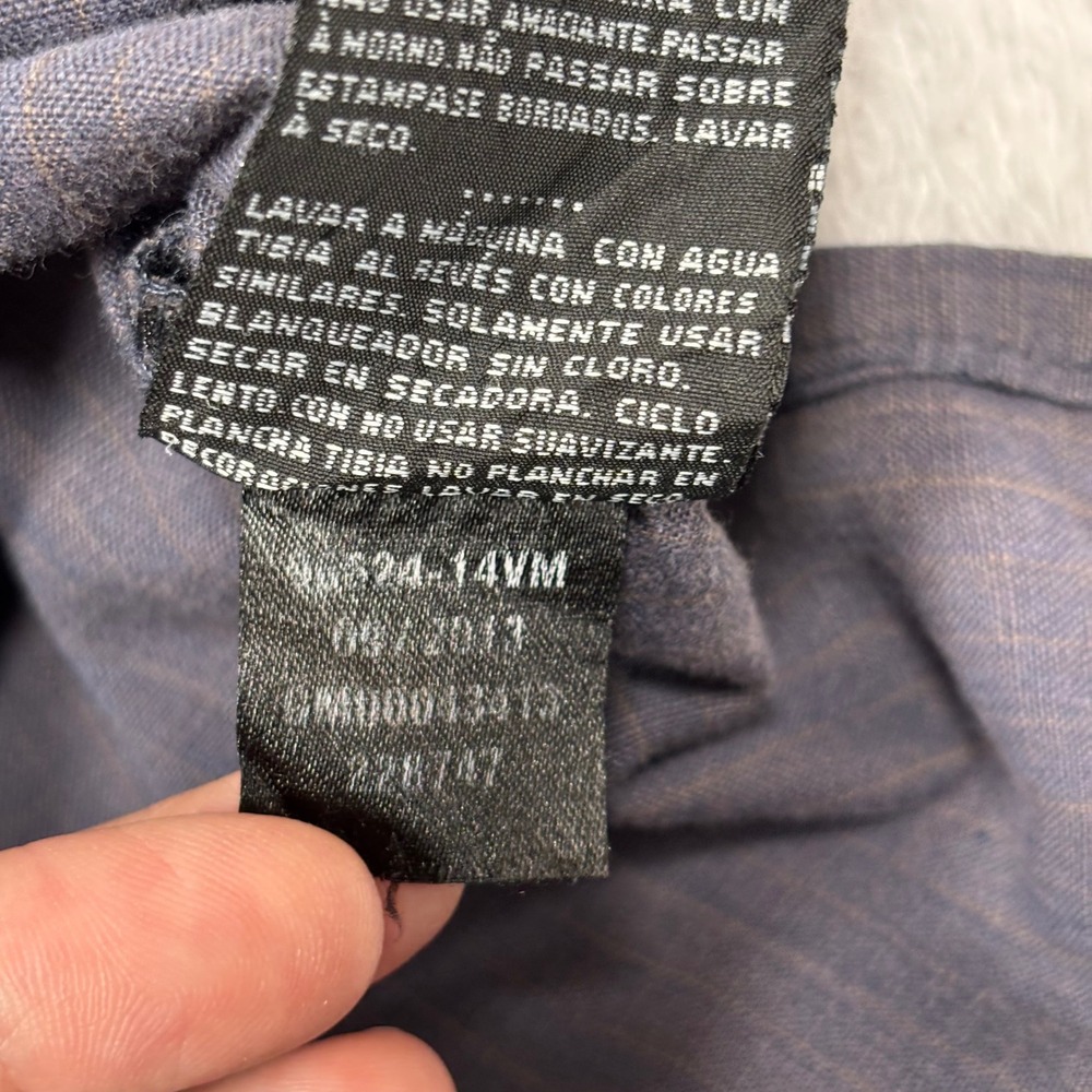 Y2K Harley-Davidson Button Shirt Men 2XL Gray Blue Mechanic Spellout Short Slv - Picture 11 of 16